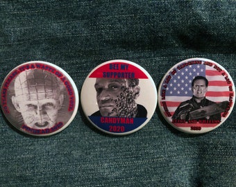 Horror Campaign Election buttons - series #2