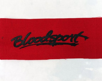 Bloodsport canvas patch