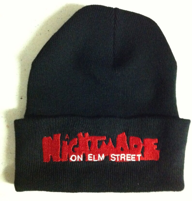 Retro 1980's horror movie Nightmare On Elm Street beanie | Etsy