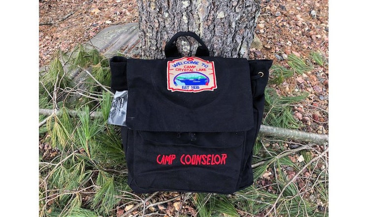 Camp Crystal Lake Camp Counselor knapsack Jason Voorhees