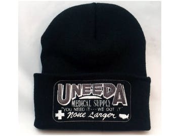 Uneeda Medical Supply beanie Return Of The Living Dead zombie movie