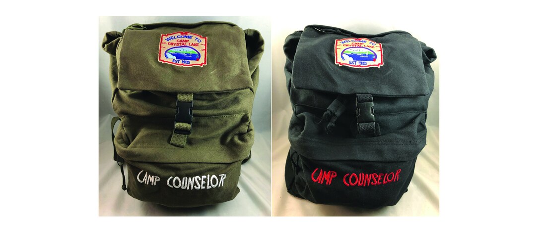 Camp Crystal Lake Camp Counselor Knapsack Jason Voorhees Etsy
