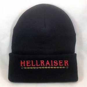 Hellraiser Beanie Clive Barker Pinhead 80 s Horror Etsy