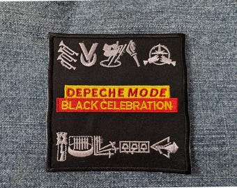 Depeche Mode Black Celebration patch