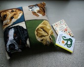 big children cushion cover dogs needlepoint fat boy