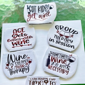 Wine Glass Cozy Wine Huggie Wine Gifts Wine holder