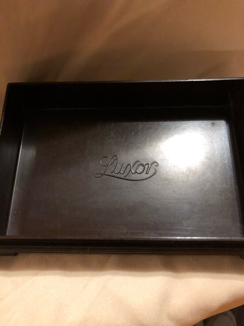 Bakelite and Celluloid 1949/'s Art Deco Luxor Box