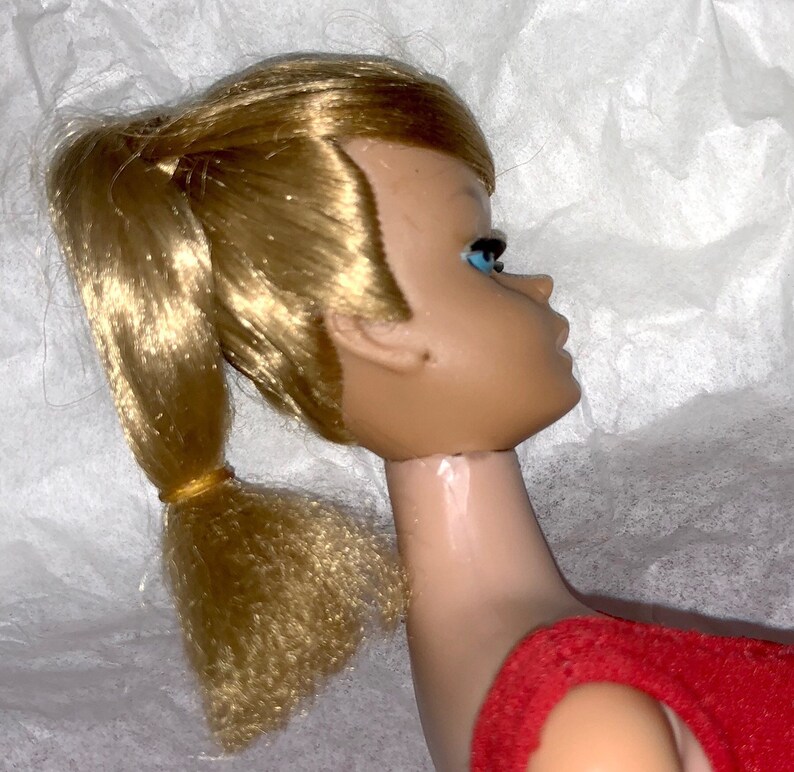 1965 1965 Swirl ponytail Barbie in Original Swimsuit | Etsy