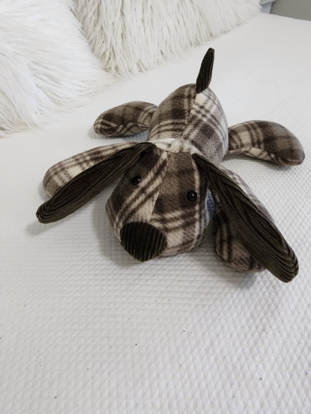 Memory Dog From Clothing or Throw Custom Made Puppy Keepsake Dog Made