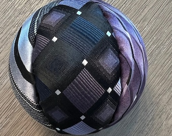 Memory ornament made from men's neckties