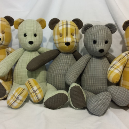 No Christmas orders, Memory Bear, Keepsake, Made from Loved One's Clothing, Bereavement Present, Sympathy Offering