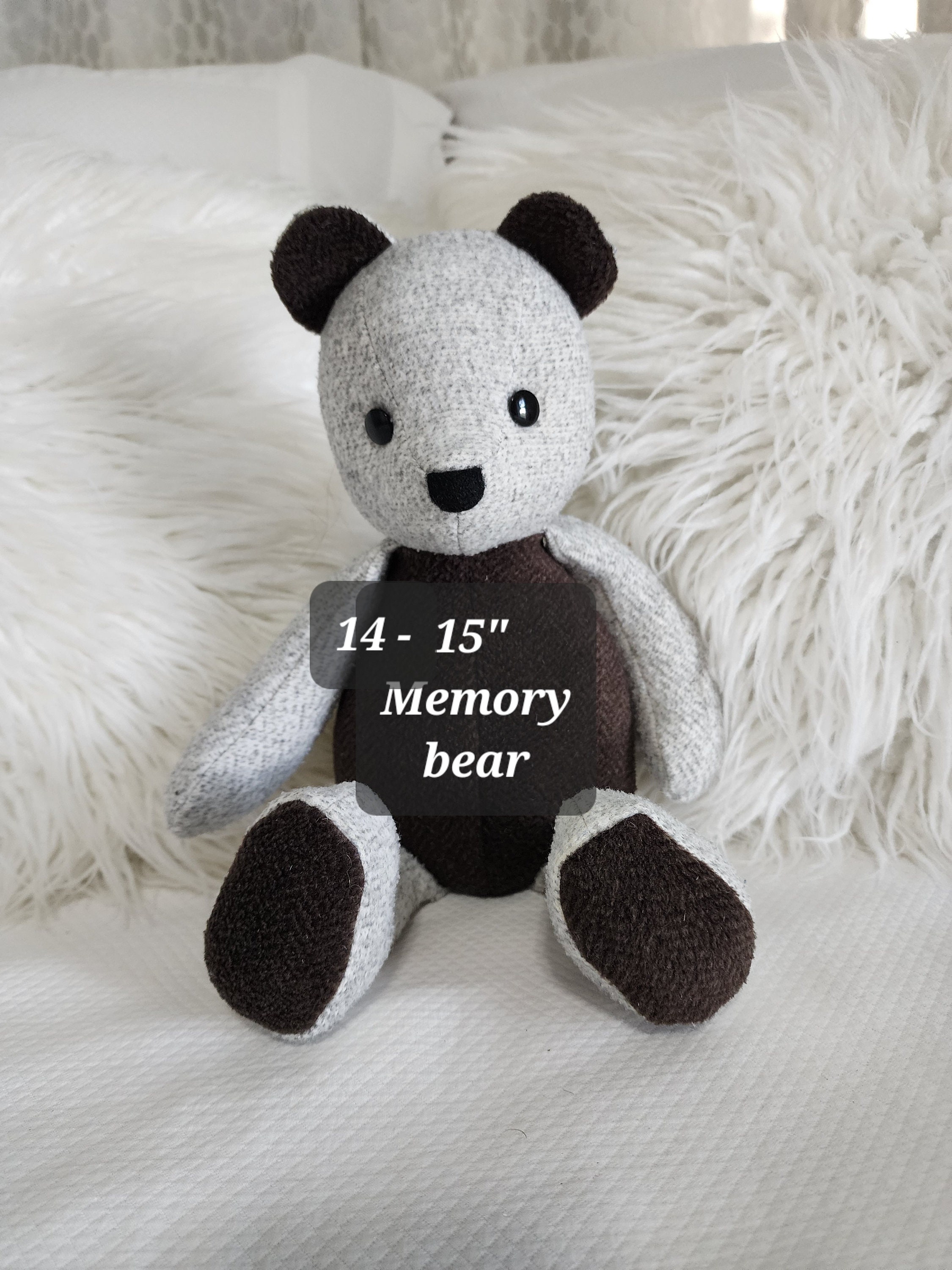 Little Bear embroidery-detail stretch-cotton pyjama - White
