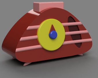 Brave Little Toaster Radio 3D Printing STL File