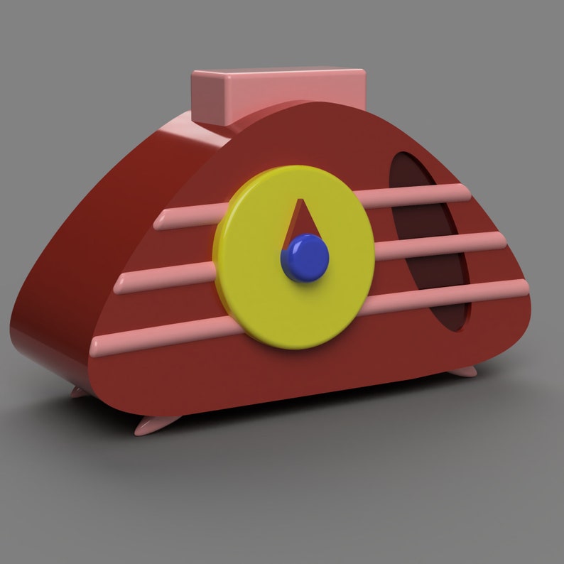 Brave Little Toaster Radio 3D Printing STL File Etsy