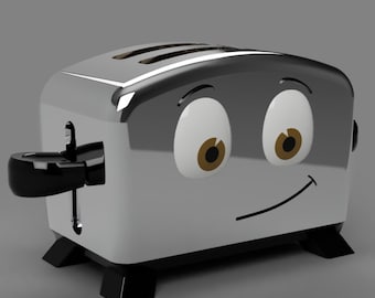 Brave Little Toaster トースター 3D プリント STL ファイル - Etsy 日本