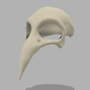 3D Print file for Crow Skull Helmet (as seen on tik tok)