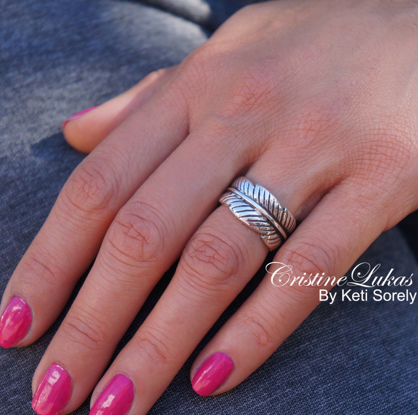 10K 14K or 18K Solid Gold Sideways Leaf Ring Wrap Around Etsy