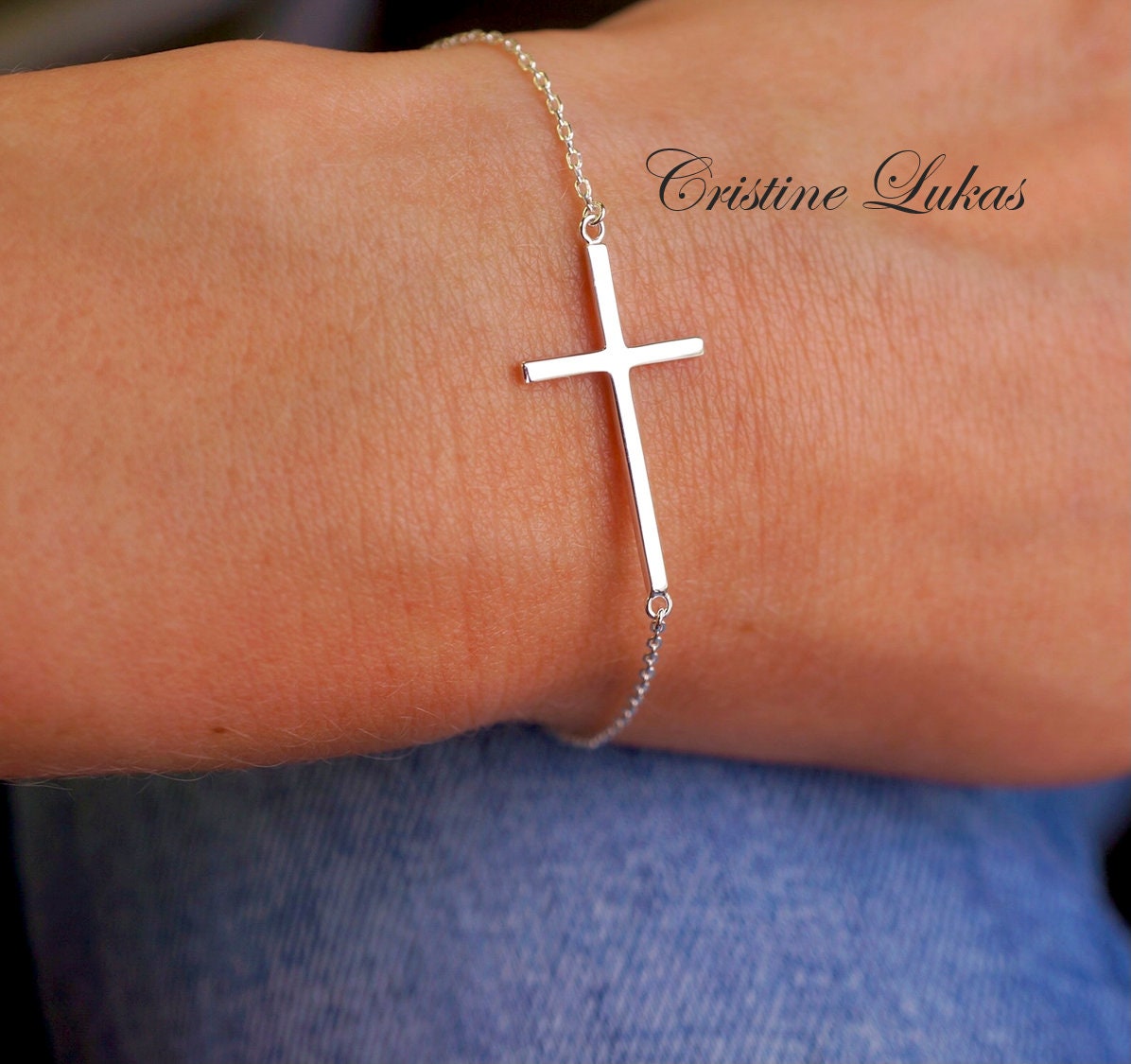 Sideways Cross Bracelet Wholesale | JR Fashion Accessories