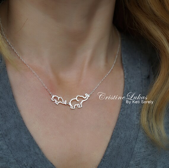 Mama elephant deals necklace