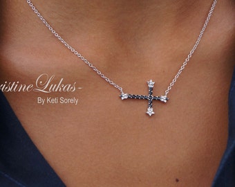 Sideways Cross - Etsy