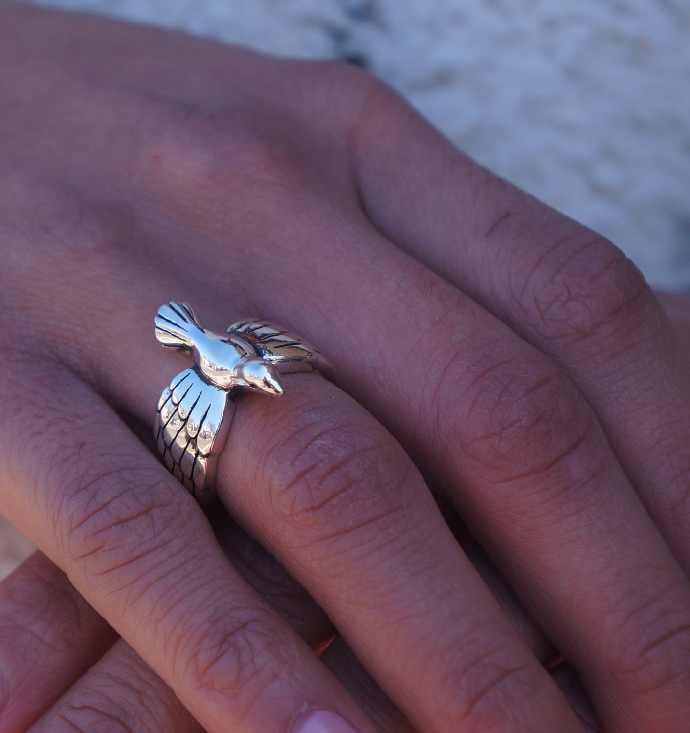 Platinum love birds ring price outlet