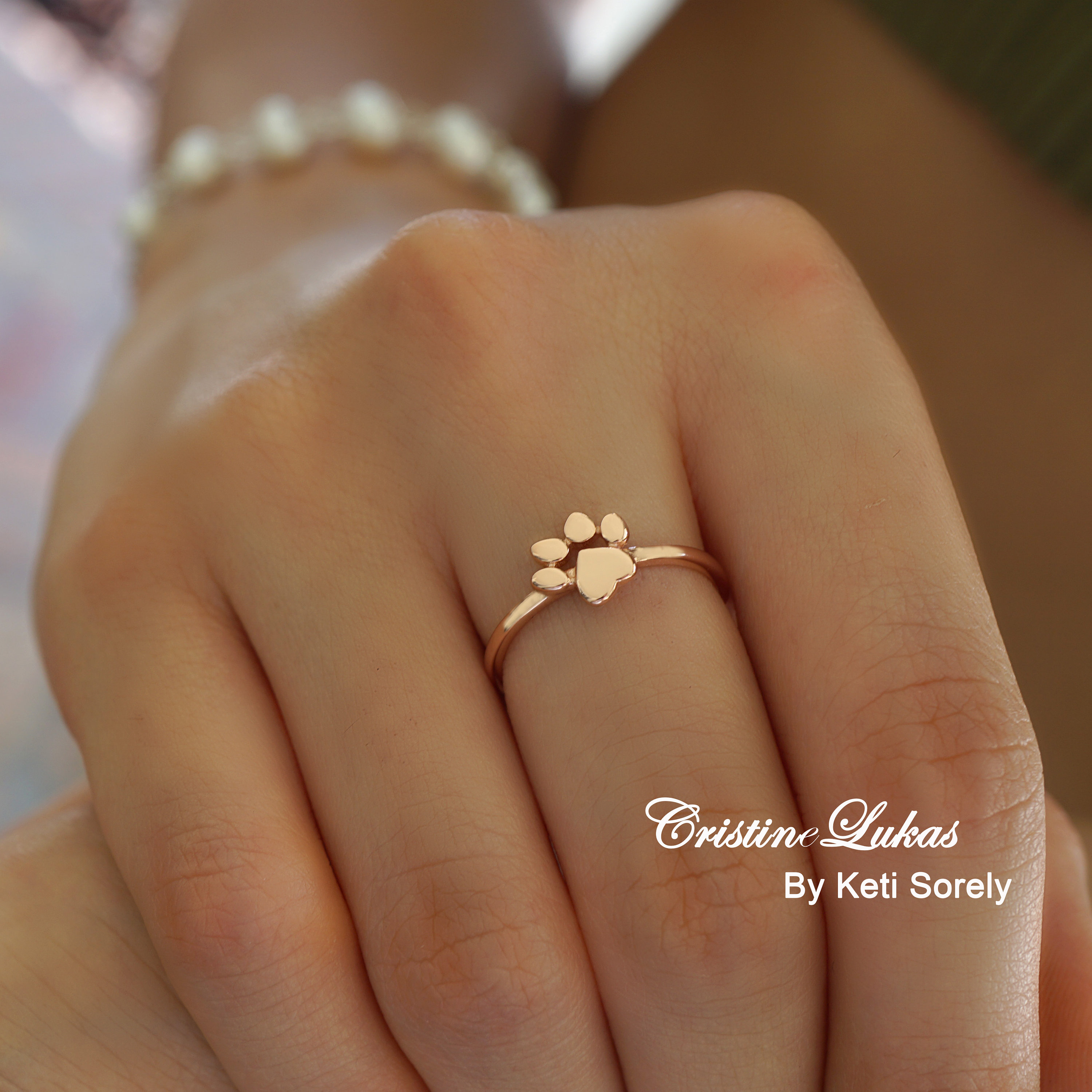 Gold paw ring outlet