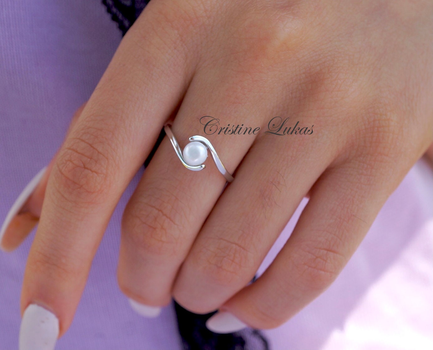 Buy Multi Colour Pearl Ring 1 Online | TALISMAN