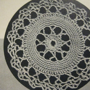 Vintage Crochet Pattern Star Wheel Motif Bedspread Digital Download
