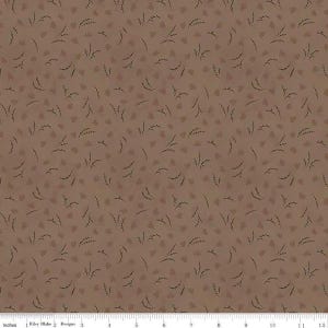 Riley Blake Huckleberry Saltbox Collection Pewter Twigs Quilting Fabric 44&quot; Inches Cut to Order