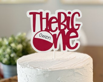 The Big One Cake Topper: Fishing First Birthday Party