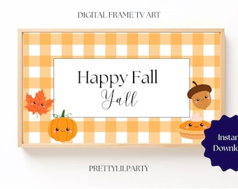 ¡Feliz otoño a todos! Arte para TV Samsung Frame: Decoración otoñal (Descarga digital)