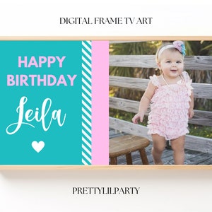 Happy Birthday Tv art| Happy Birthday Samsung Frame TV Art | Digital Frame TV Art | Birthday Party Decor | Happy Birthday tv Art |
