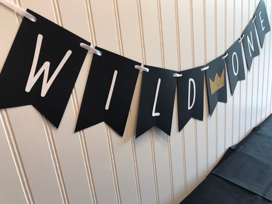 Wild One Banner| Where the Wild Things Are | - Etsy