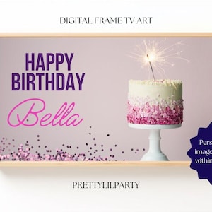 Happy Birthday Samsung Frame TV Art | Digital Frame TV Art | Birthday Party Decor | Happy Birthday tv Art
