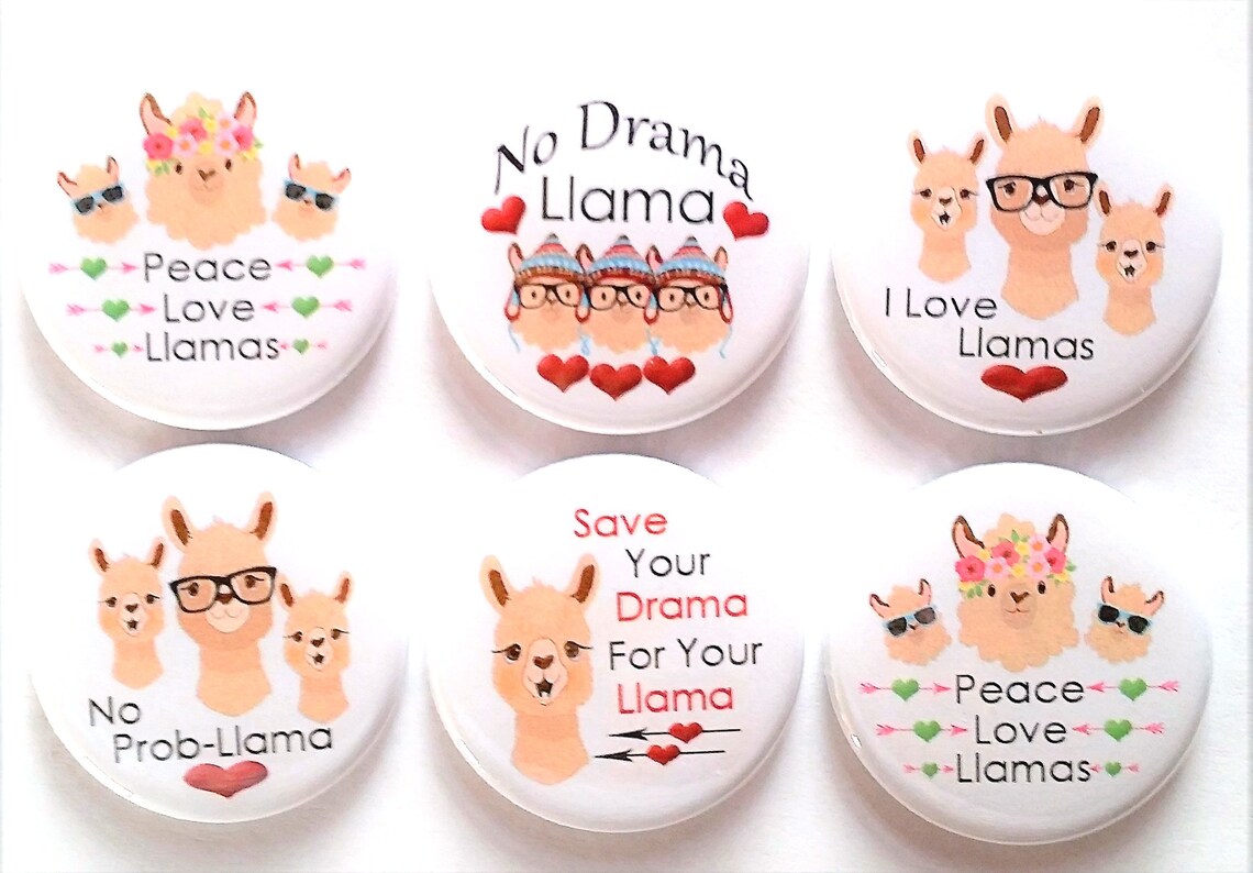Llamas Gift Set Fun Llamas Clipboard 6x9 Llamas Notepad & Etsy