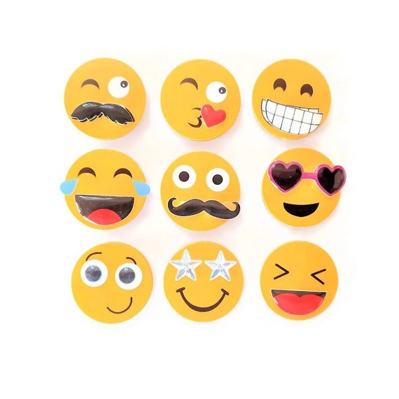 3D Emojis Funny Cute Fridge Decorative Etsy