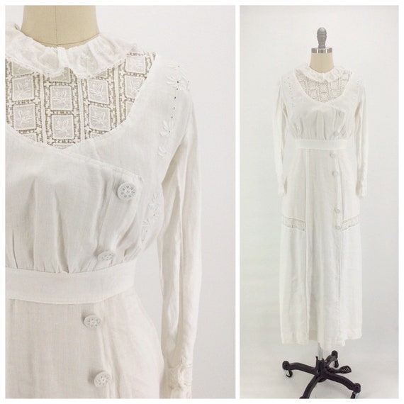 white lace tea dress