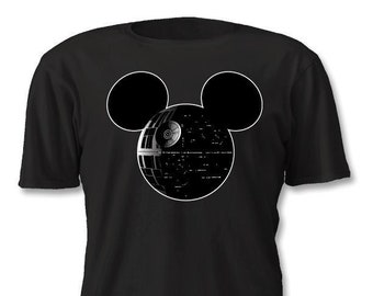 Death Star Mickey Star Wars Disney Shirt : Youth Sizes