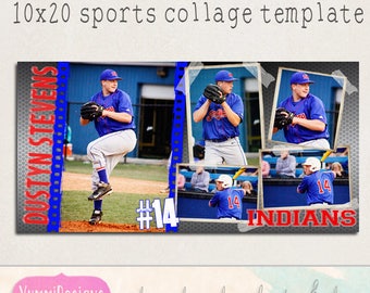 sports collage etsy