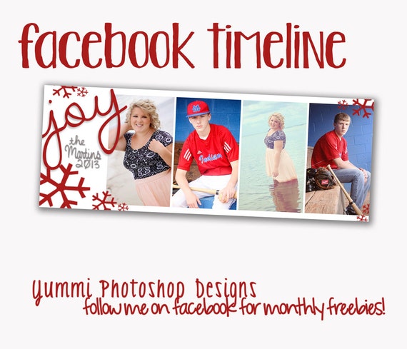 christmas holiday merry Y526 PSD facebook timeline cover for photographers professional modern simple minimal banner