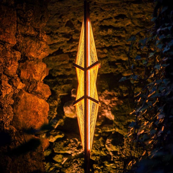 HARMONIC CONVERGENCE - Wood floor lamp - Japandi - Home Decor - LED lamp - Handmade Wooden Furniture