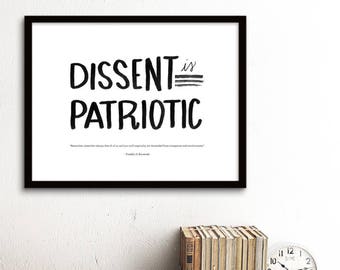 Dissent is Patriotic ACLU Benefit Print (Digital Download)