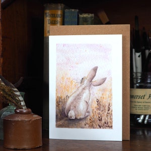 Carte de voeux aquarelle // Merci // Anniversaire // Carte vierge