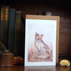 Carte de voeux aquarelle // Merci // Anniversaire // Carte vierge
