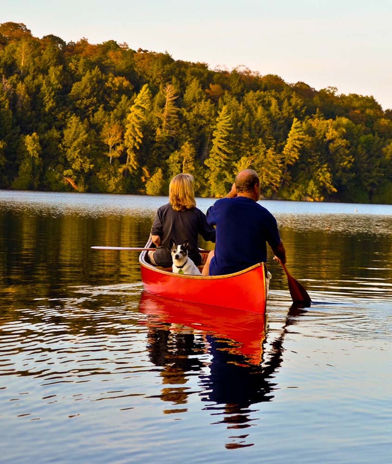 Canoe and Paddle Pendant Etsy