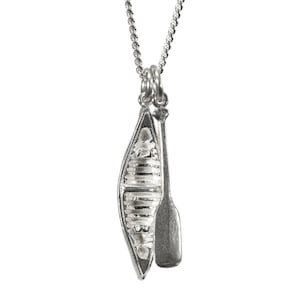Canoe and Paddle Pendant