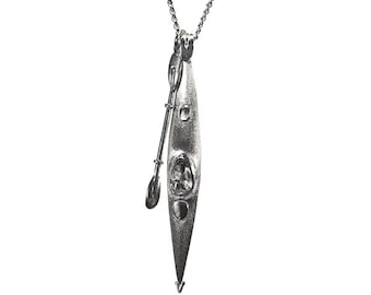 Sea Kayak and Paddle Pendant