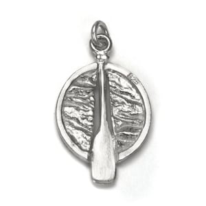 Sterling Silver Paddle in Water Charm
