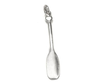 Sterling Silver Canoe Paddle Charm