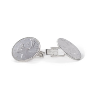 Canadian Quarter Cufflinks